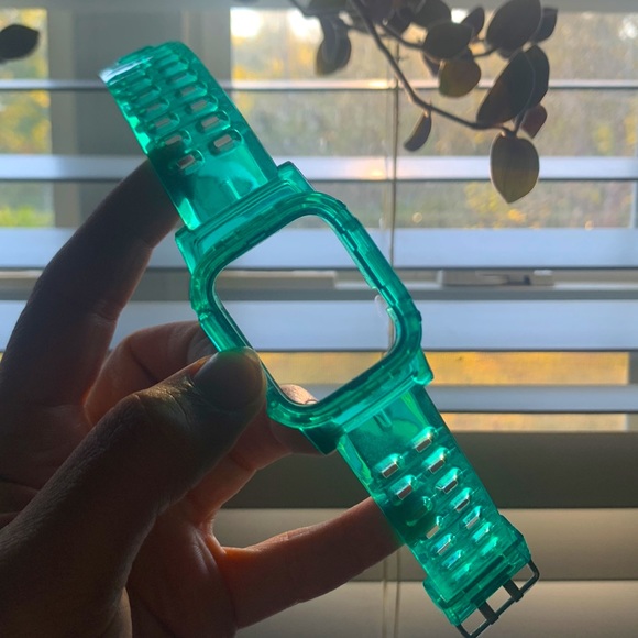 APPLE WATCH 41mm Jelly Crystal Silicone Case Strap Watch Band - Picture 6 of 8